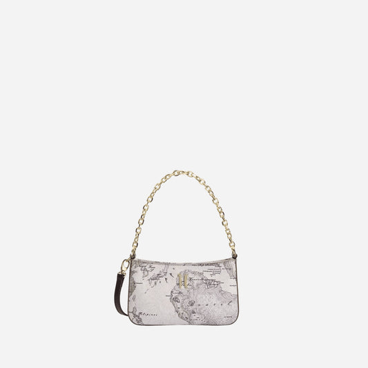 ALVIERO MARTINI Country Geo pochette con catena Tortora Tortora 