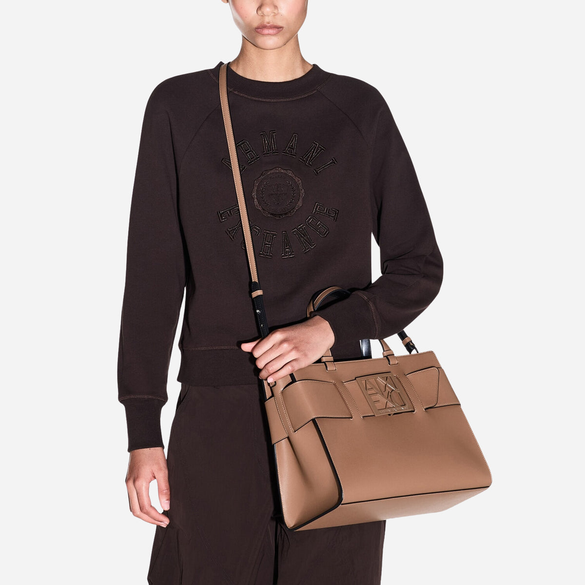 ARMANI EXCHANGE A|X BUCKLE Borsa a mano con tracolla MARIONETTE 