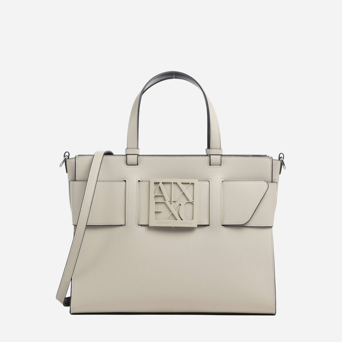 ARMANI EXCHANGE A|X BUCKLE Borsa a mano con tracolla SCRIPT 