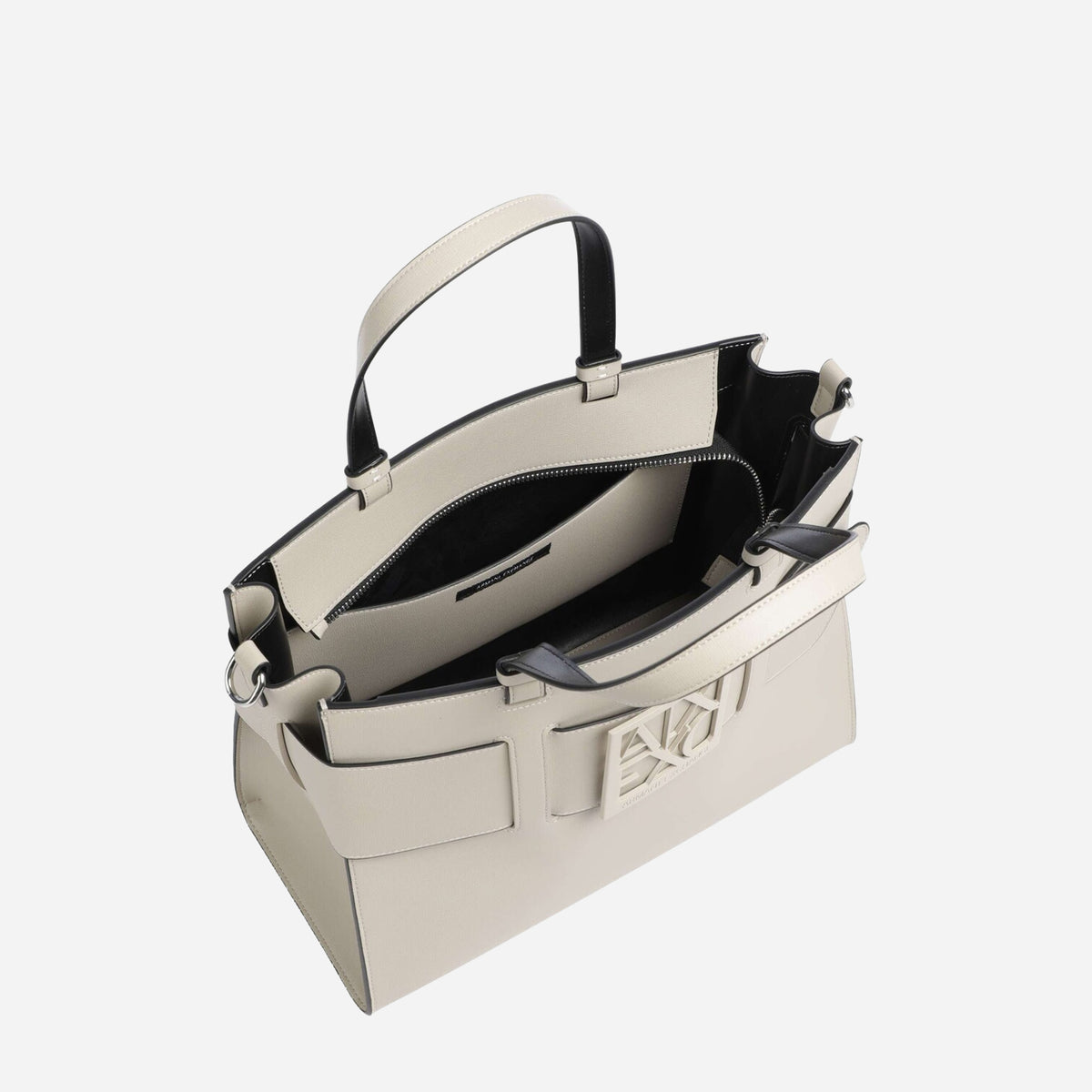 ARMANI EXCHANGE A|X BUCKLE Borsa a mano con tracolla SCRIPT 