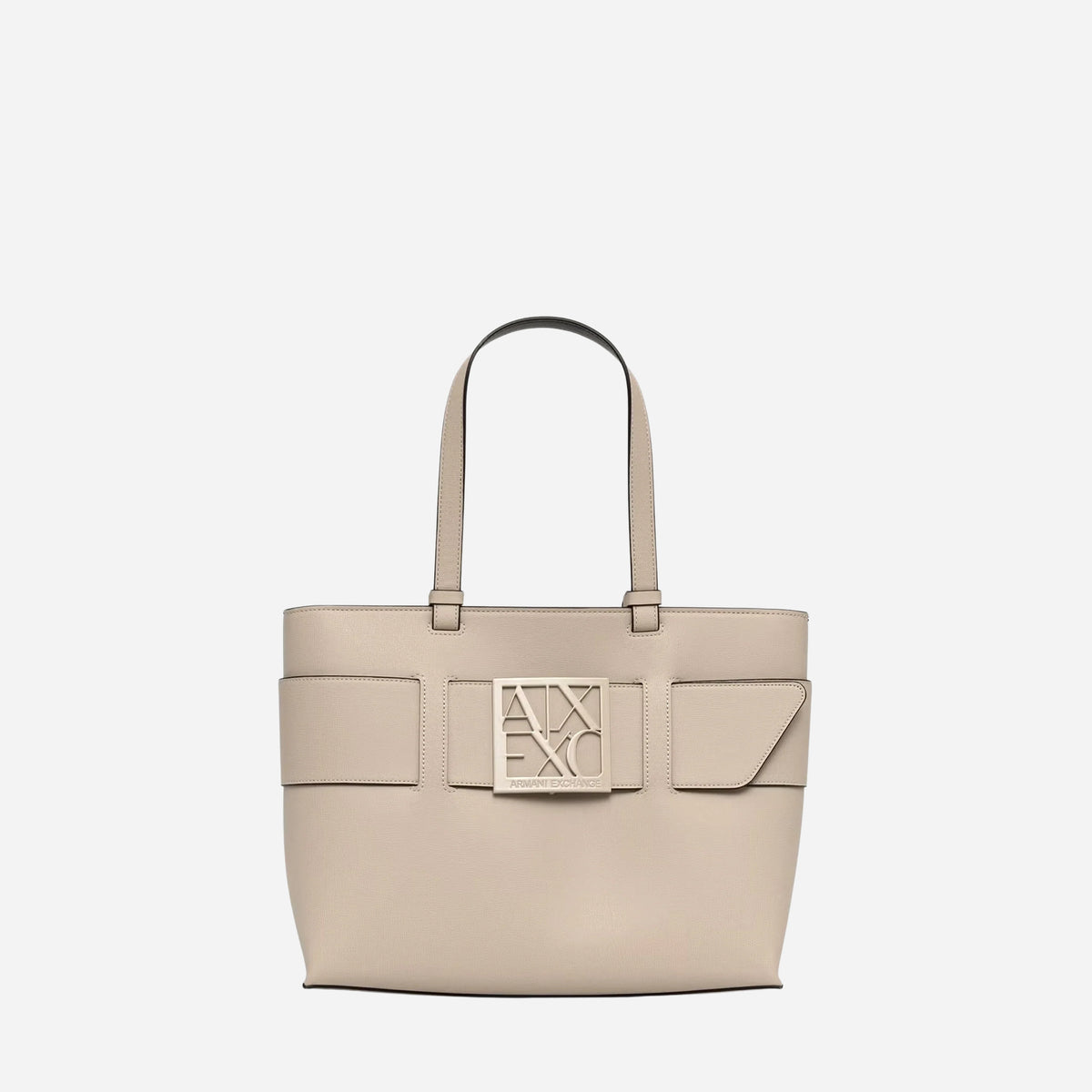 ARMANI EXCHANGE A|X BUCKLE Borsa shopper a spalla SCRIPT 