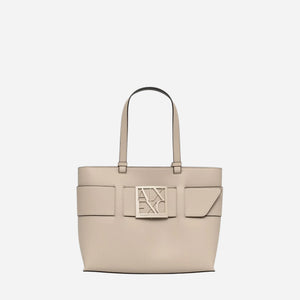 ARMANI EXCHANGE A|X BUCKLE Borsa shopper a spalla SCRIPT 