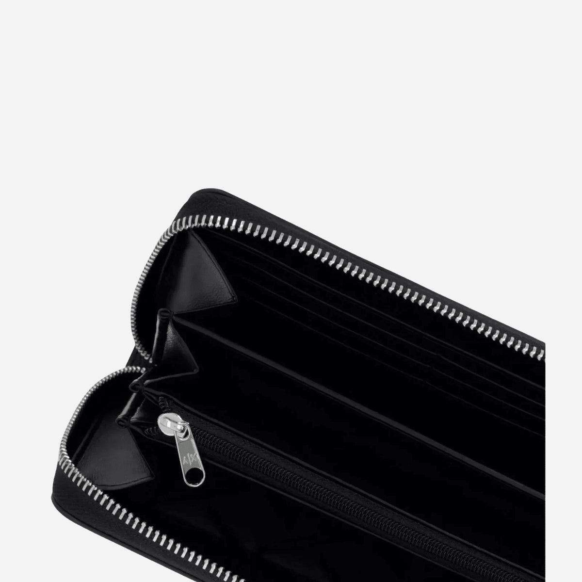 ARMANI EXCHANGE ISABEL Portafoglio Zip Around BLACK 