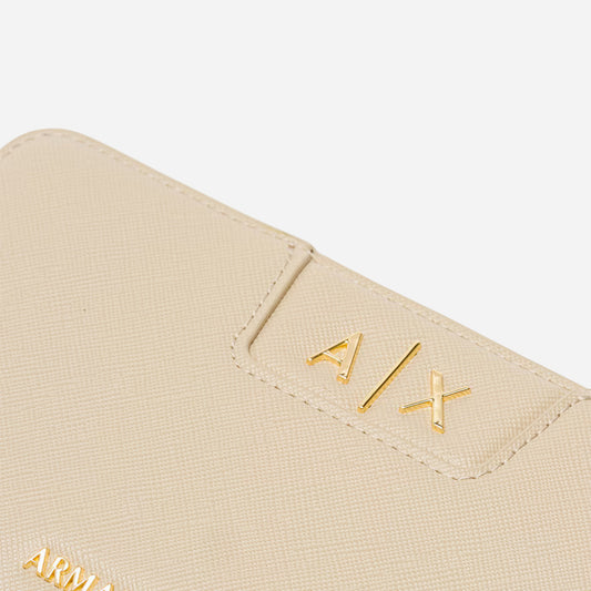 ARMANI EXCHANGE ISABEL Portafoglio Zip Around SCRIPT 