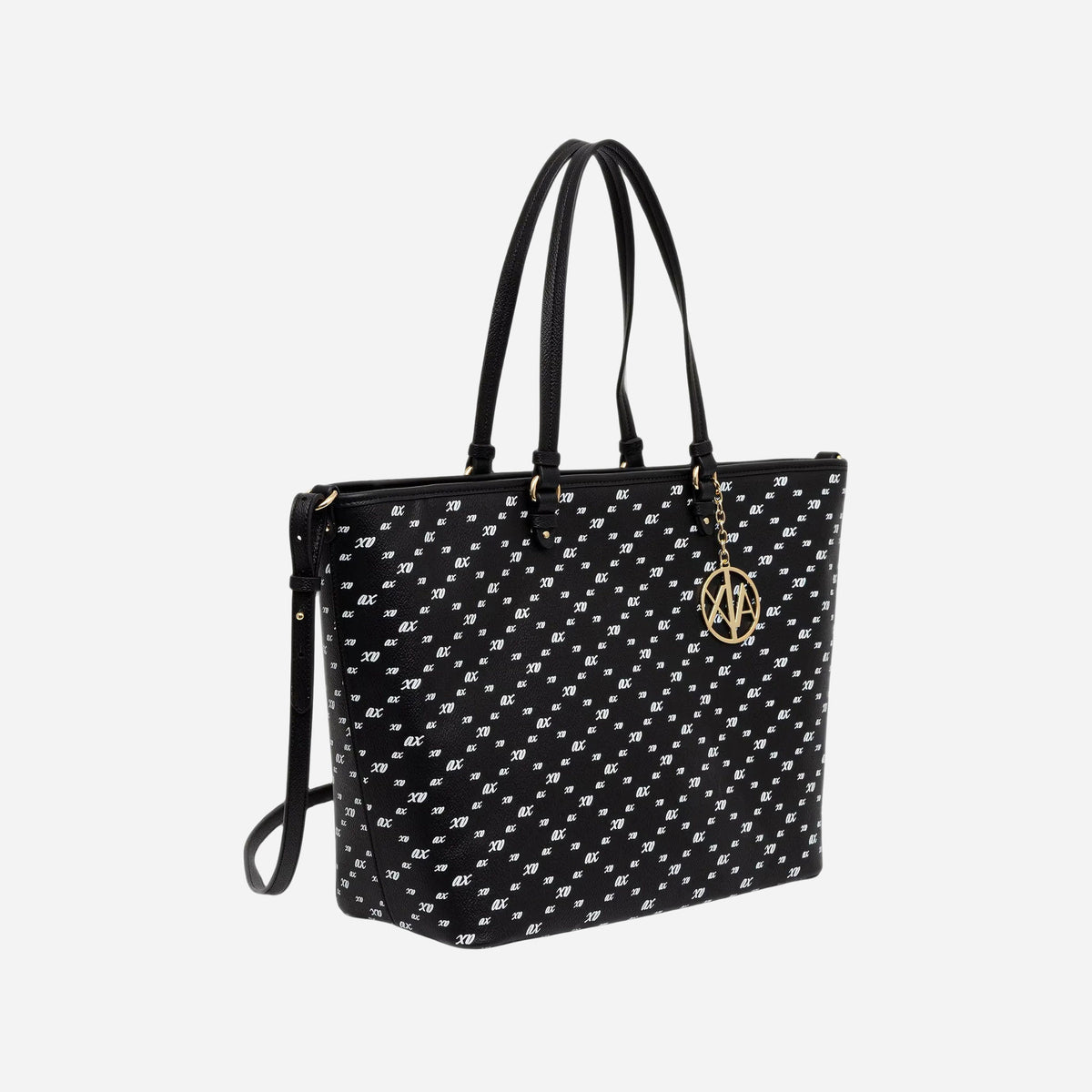 ARMANI EXCHANGE Shopping Bag media BLACK/WHITE 