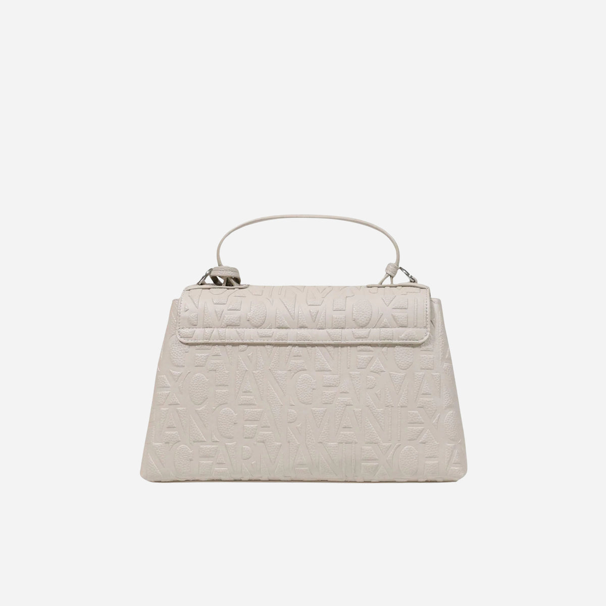 ARMANI EXCHANGE Borsa tote piccola a mano logo all-over SOHO 