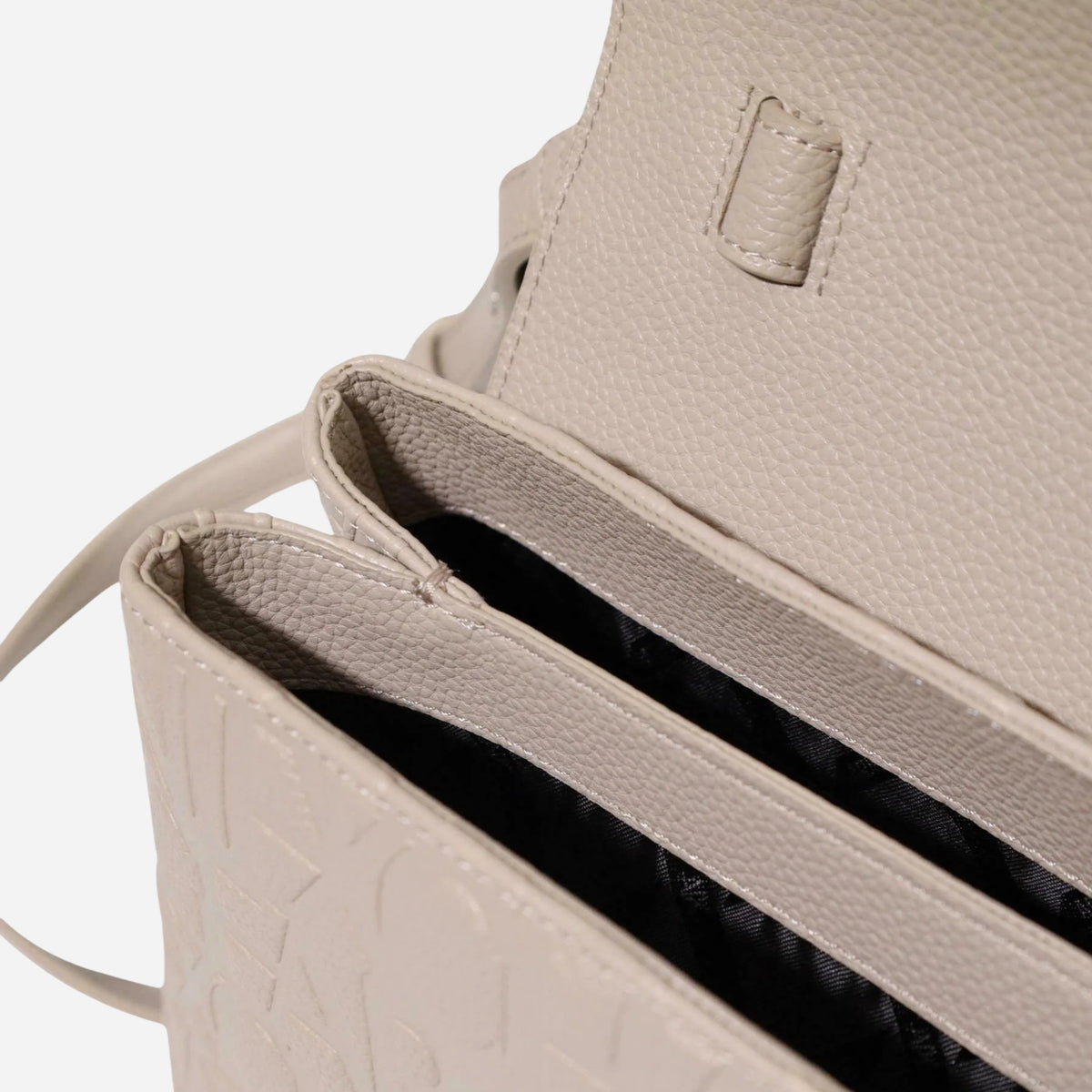 ARMANI EXCHANGE Borsa tote piccola a mano logo all-over SOHO 