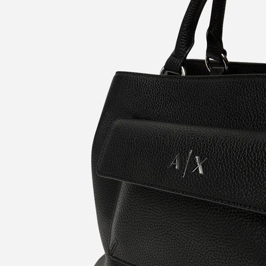 ARMANI EXCHANGE NICOLE L Borsa a mano, con tracolla BLACK 