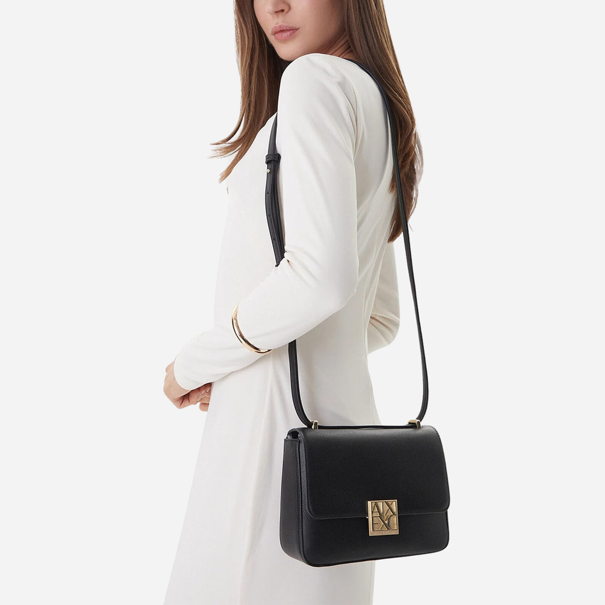 ARMANI EXCHANGE AMY Borsa mini, a tracolla BLACK 