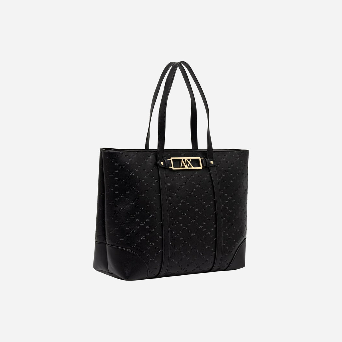 ARMANI EXCHANGE Borsa shopper grande a spalla BLACK 
