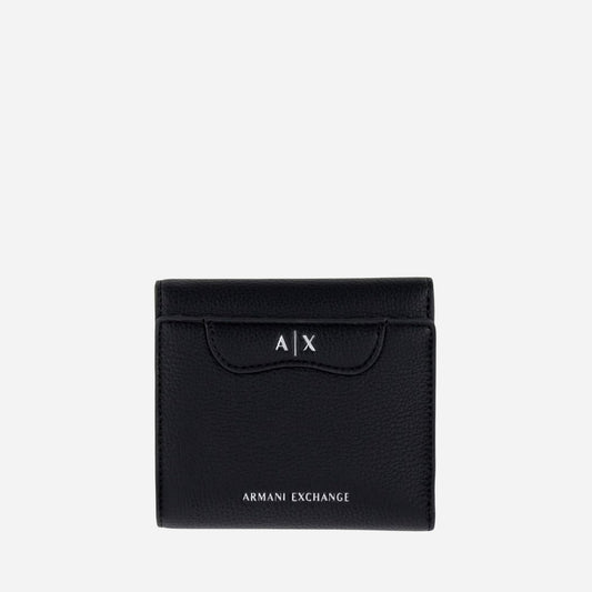 ARMANI EXCHANGE Portafoglio piccolo similpelle BLACK 