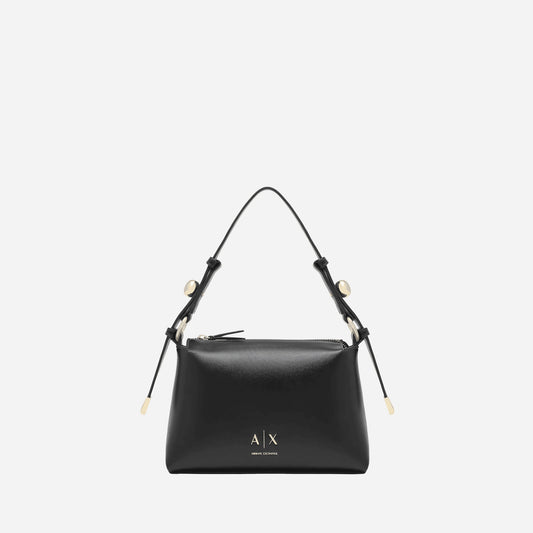 ARMANI EXCHANGE Borsa a spalla logo MYSTERY BLACK 