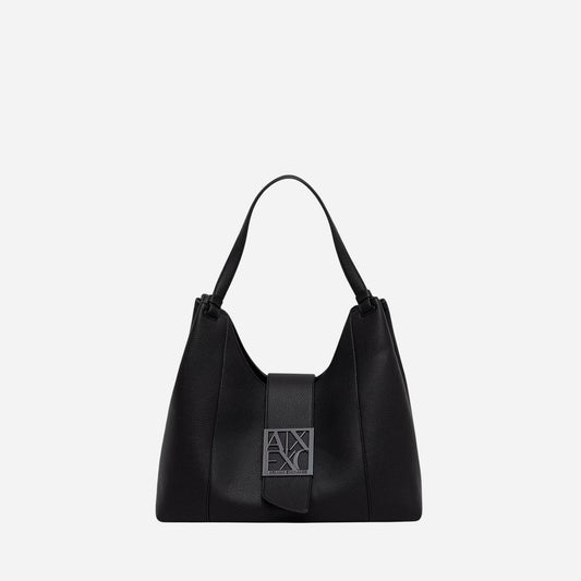 ARMANI EXCHANGE Hobo Bag a spalla BLACK 