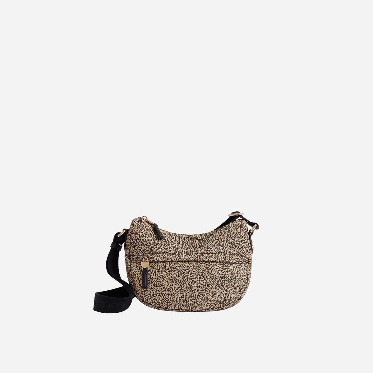 borbonese B-CLUB LUNA BAG MINI OP NATURALE/NERO 
