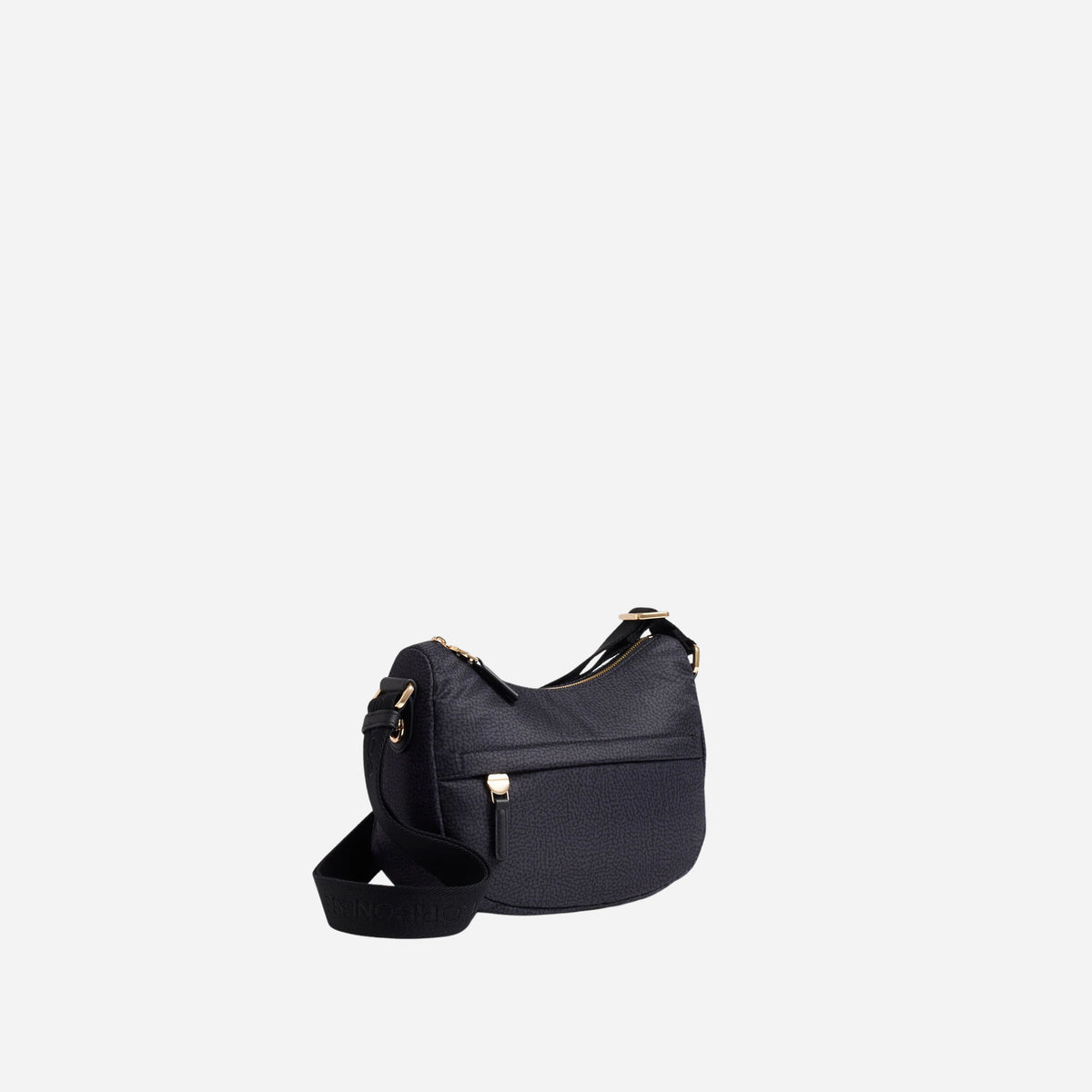 borbonese B-CLUB LUNA BAG MINI DARK BLACK 