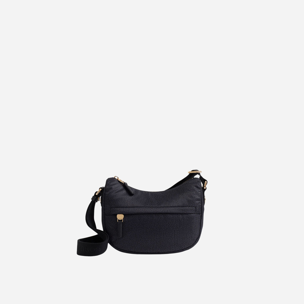 borbonese B-CLUB LUNA BAG MINI DARK BLACK 