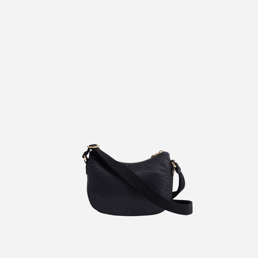 borbonese B-CLUB LUNA BAG MINI DARK BLACK 