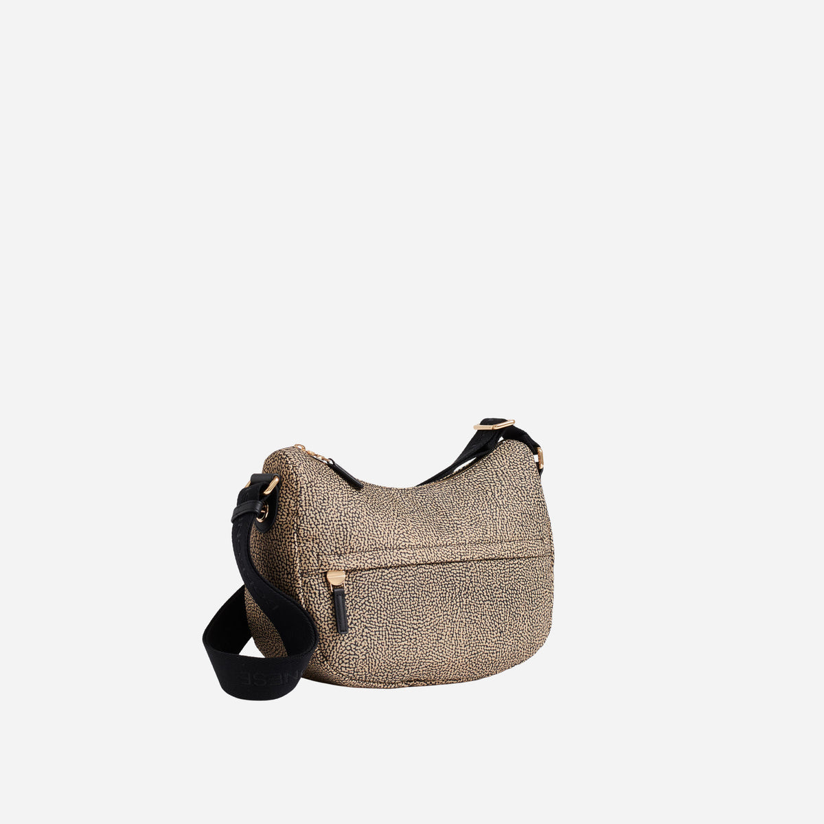 borbonese B-CLUB LUNA BAG SMALL OP NATURALE/NERO 