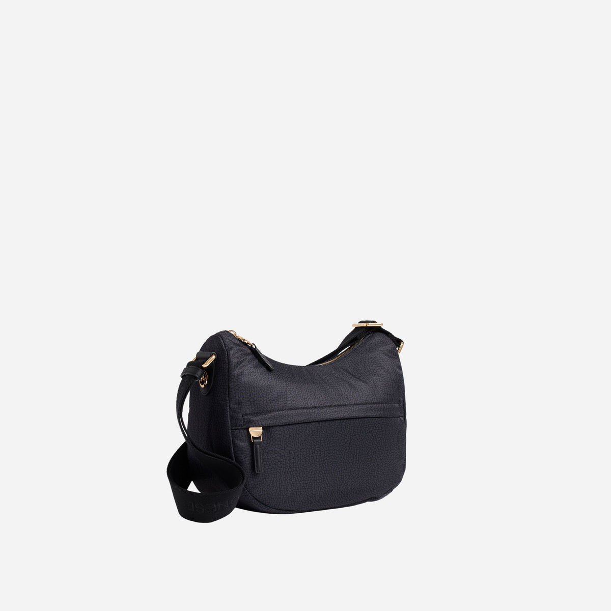 borbonese B-CLUB LUNA BAG SMALL DARK BLACK 