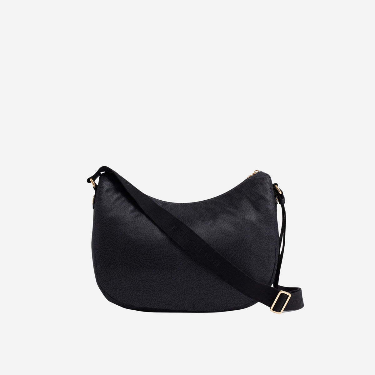 borbonese B-CLUB LUNA BAG LARGE DARK BLACK 