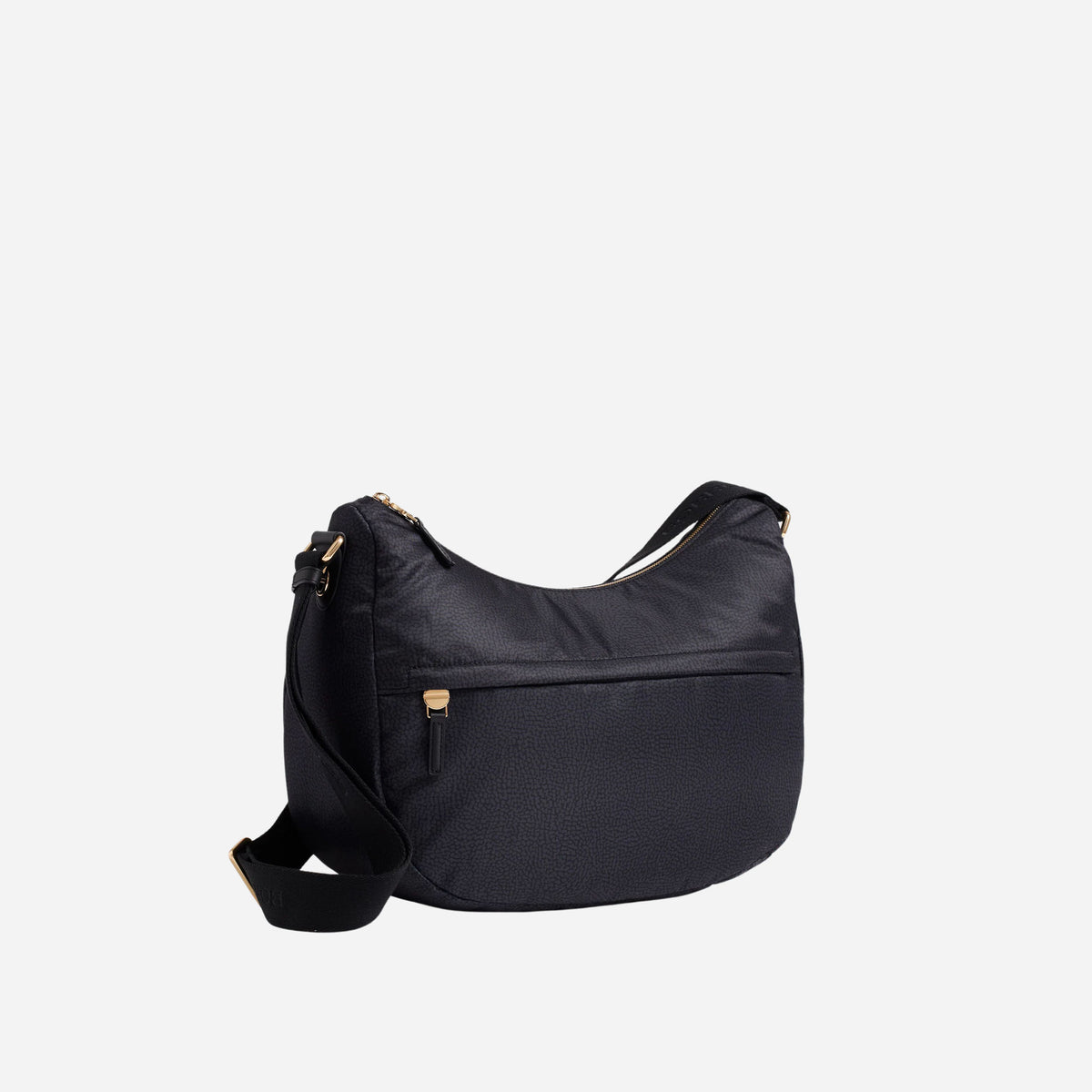 borbonese B-CLUB LUNA BAG LARGE DARK BLACK 