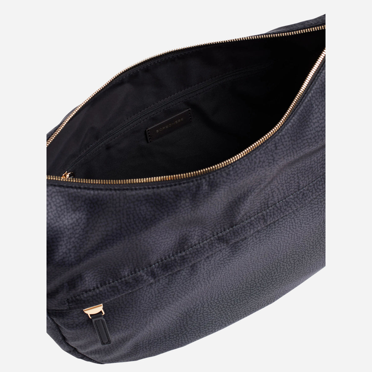 borbonese B-CLUB LUNA BAG LARGE DARK BLACK 