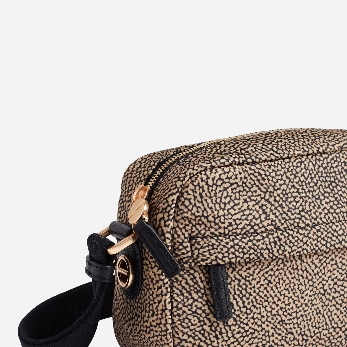 borbonese BORSA CAMERA CASE SMALL OP NATURALE/NERO 