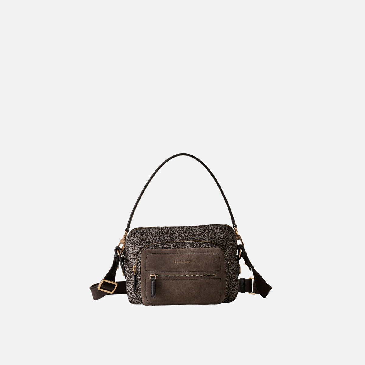borbonese CAMERA CASE CATRAME/CENERE 