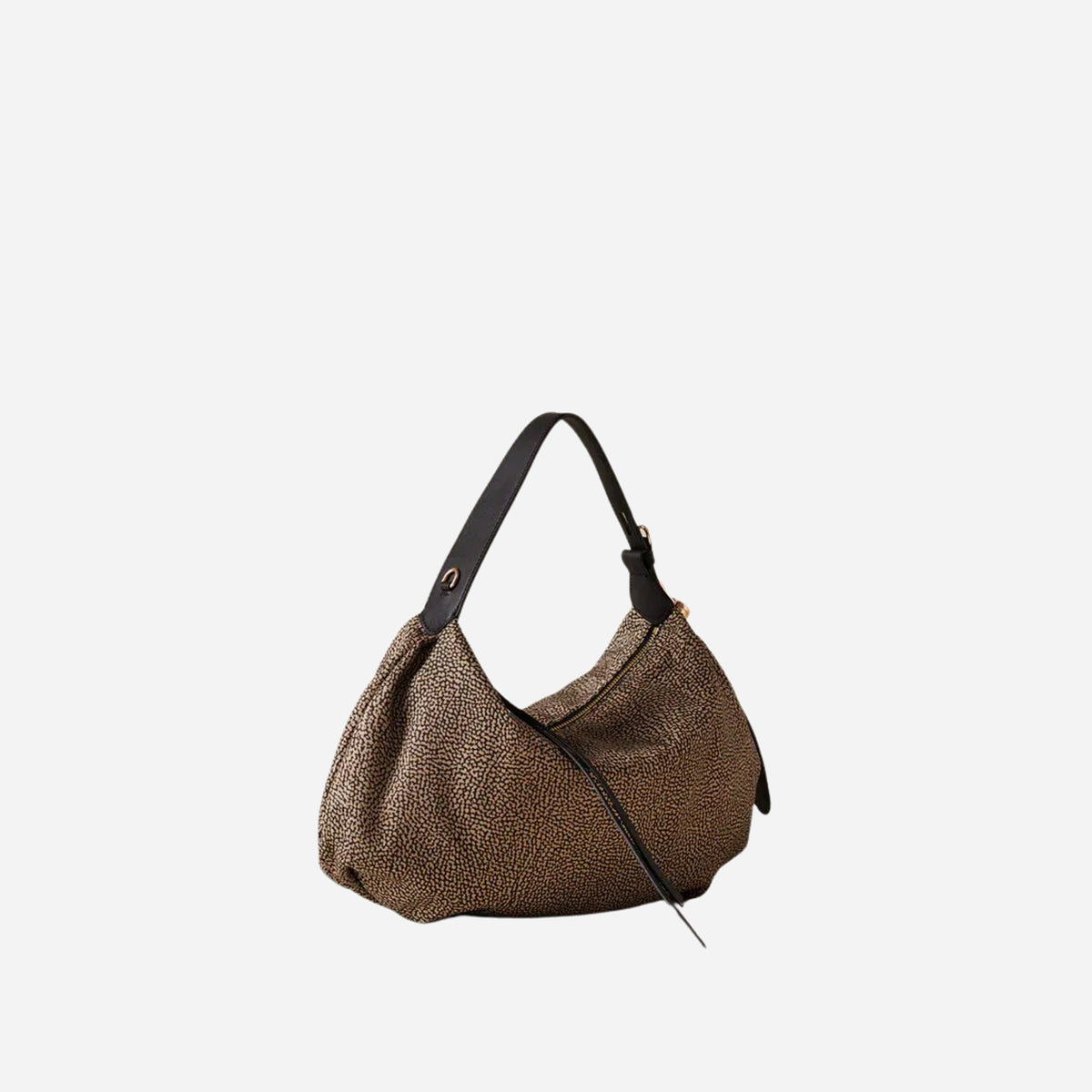 borbonese PRIVE Borsa a spalla, con tracolla OP NATURALE/NERO 