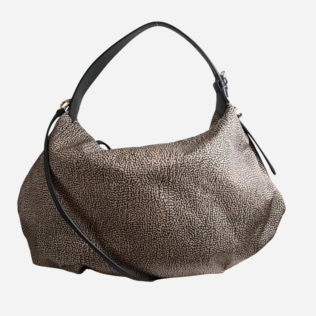 borbonese PRIVE L Borsa a spalla, con tracolla OP NATURALE/NERO 