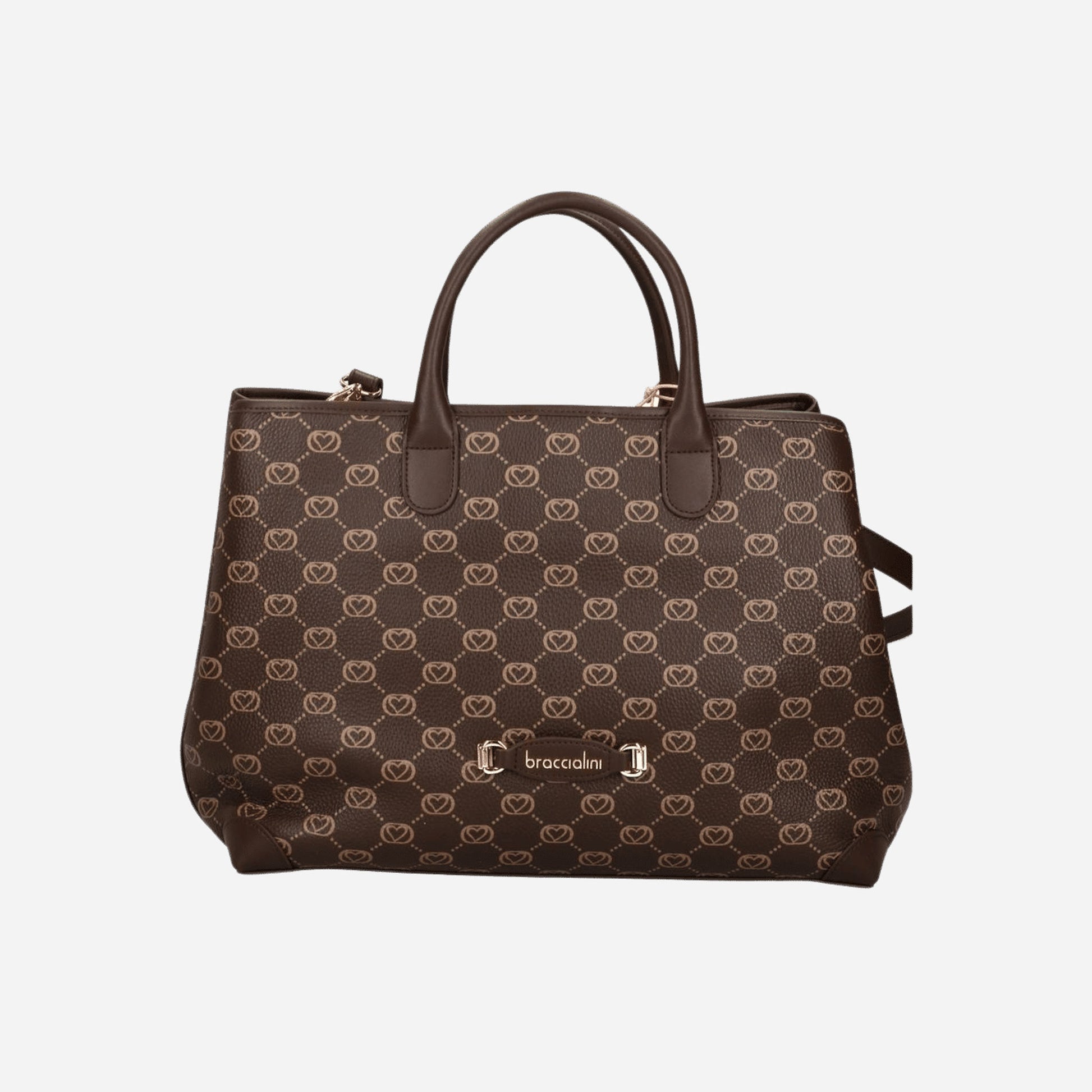 Braccialini Borsa a mano Monogram Marrone 
