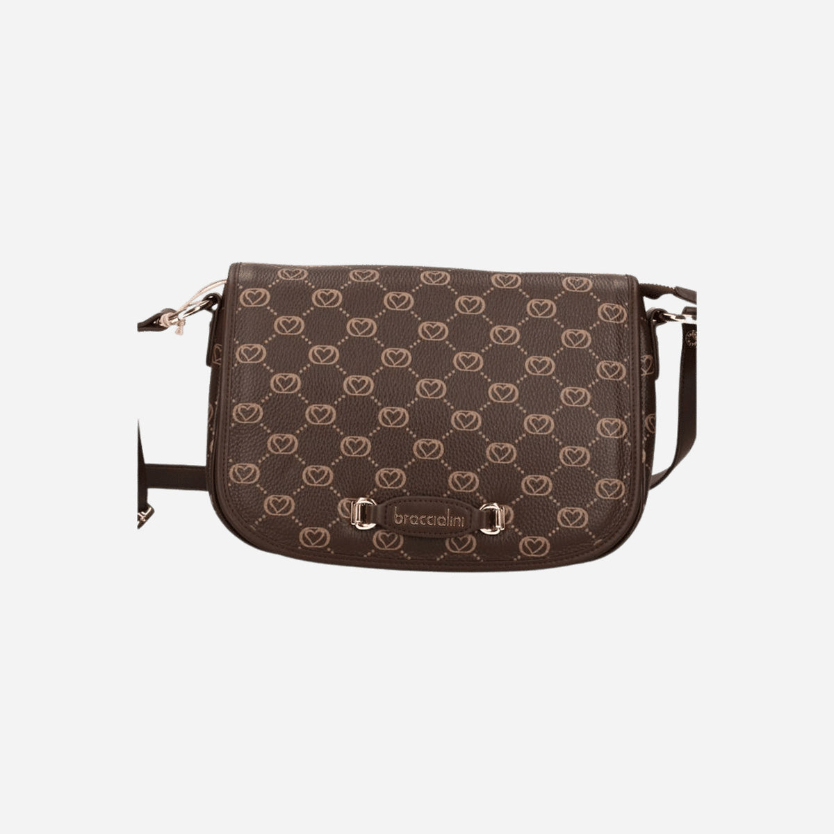 Braccialini BORSA BRACCIALINI MONOGRAM PELLE Marrone 