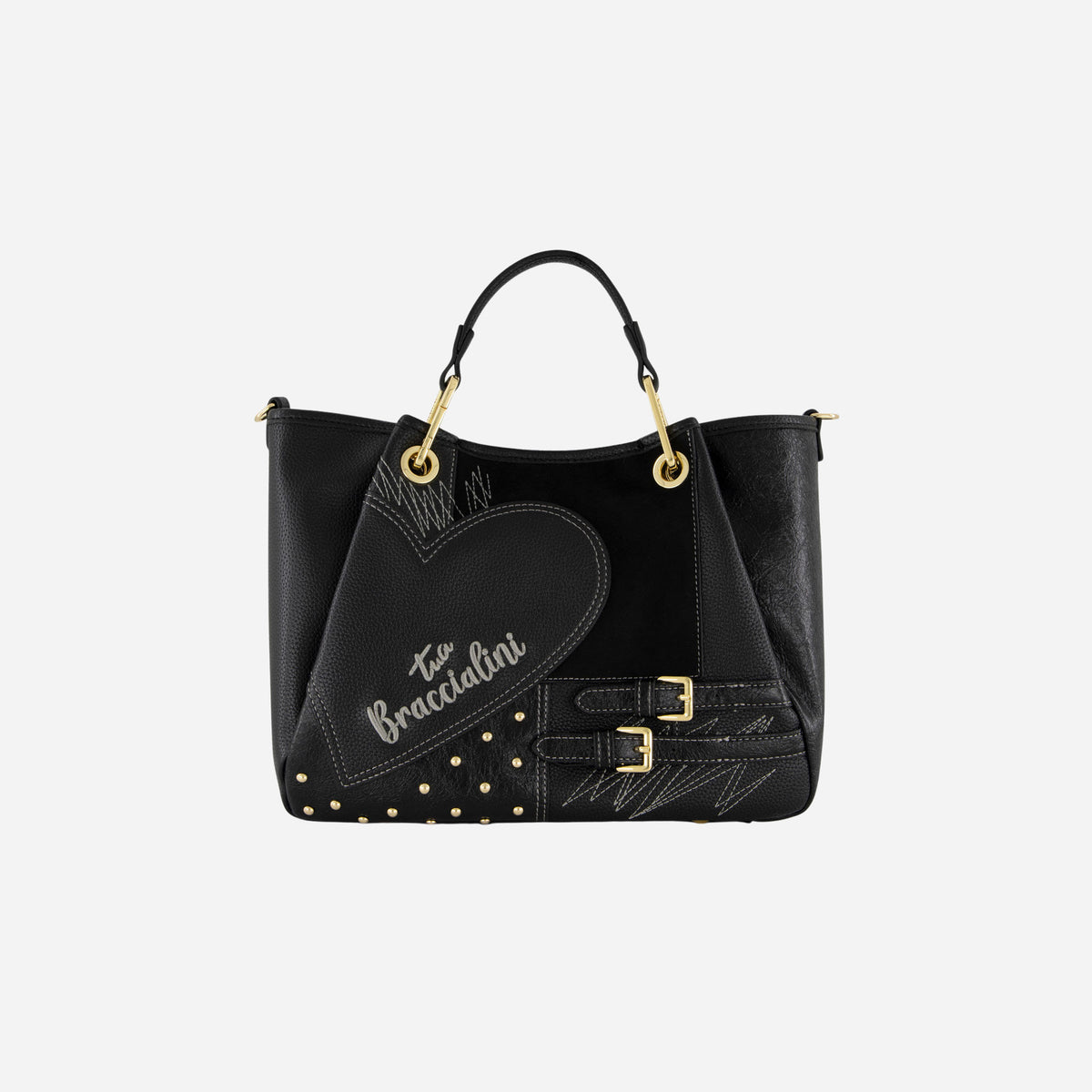 Braccialini BORSA BRACCIALINI AMY PATCHWORK POLISYNT Nero 