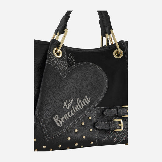 Braccialini BORSA BRACCIALINI AMY PATCHWORK POLISYNT Nero 