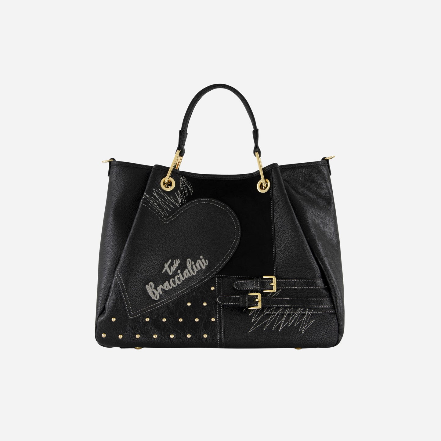 Braccialini BORSA BRACCIALINI AMY PATCHWORK POLISYNT Nero 