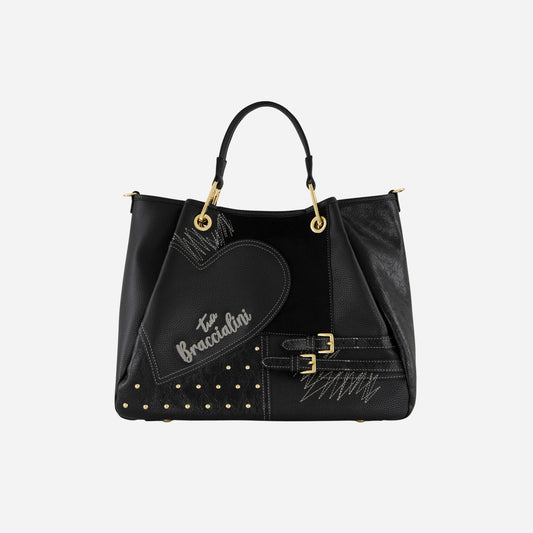 Braccialini BORSA BRACCIALINI AMY PATCHWORK POLISYNT Nero 