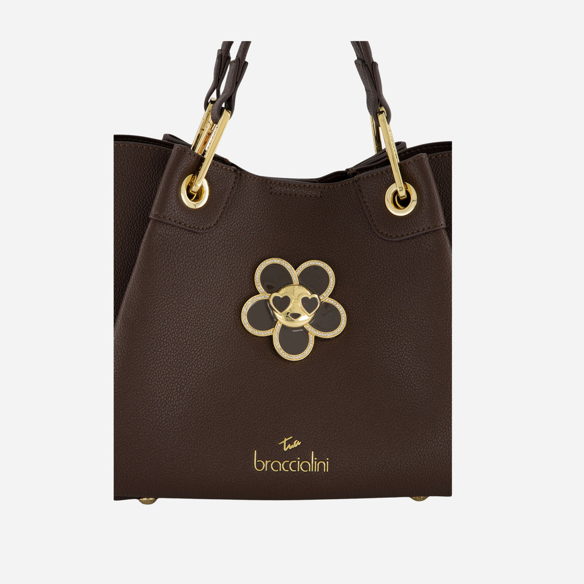 Braccialini BORSA BRACCIALINI AMY BIJOUX POLISYNT Cioccolato 