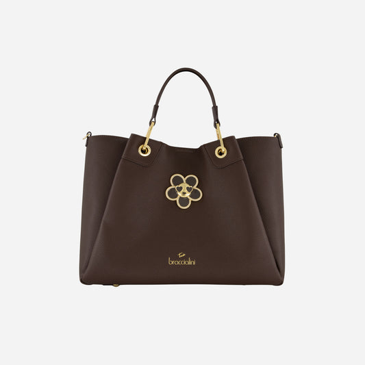 Braccialini BORSA BRACCIALINI AMY BIJOUX POLISYNT Cioccolato 