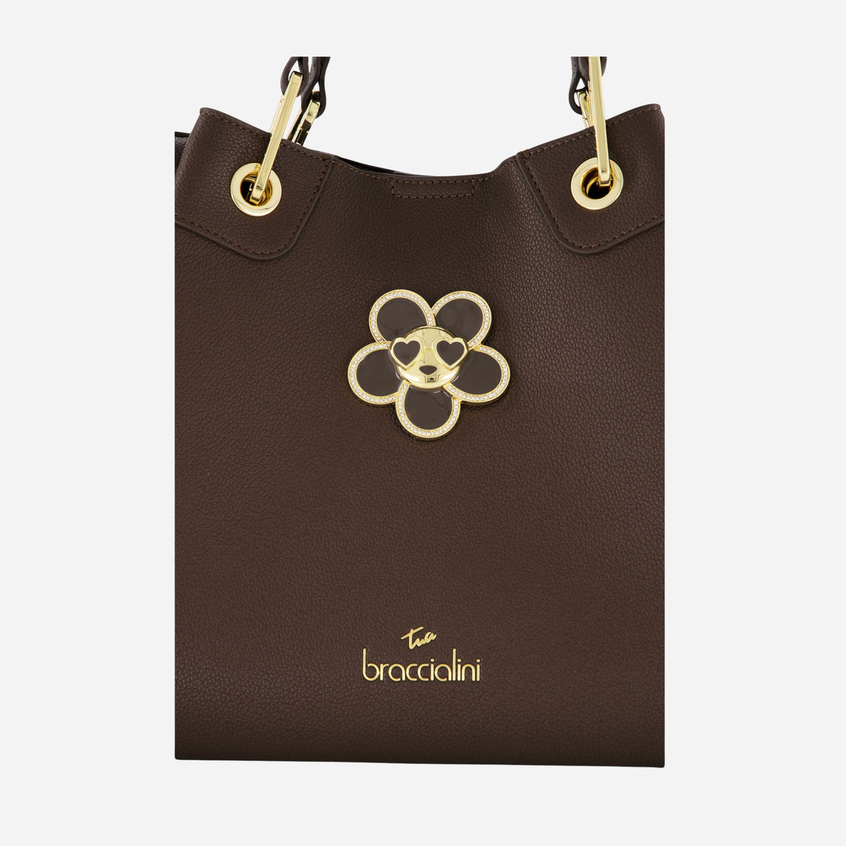 Braccialini BORSA BRACCIALINI AMY BIJOUX POLISYNT Cioccolato 