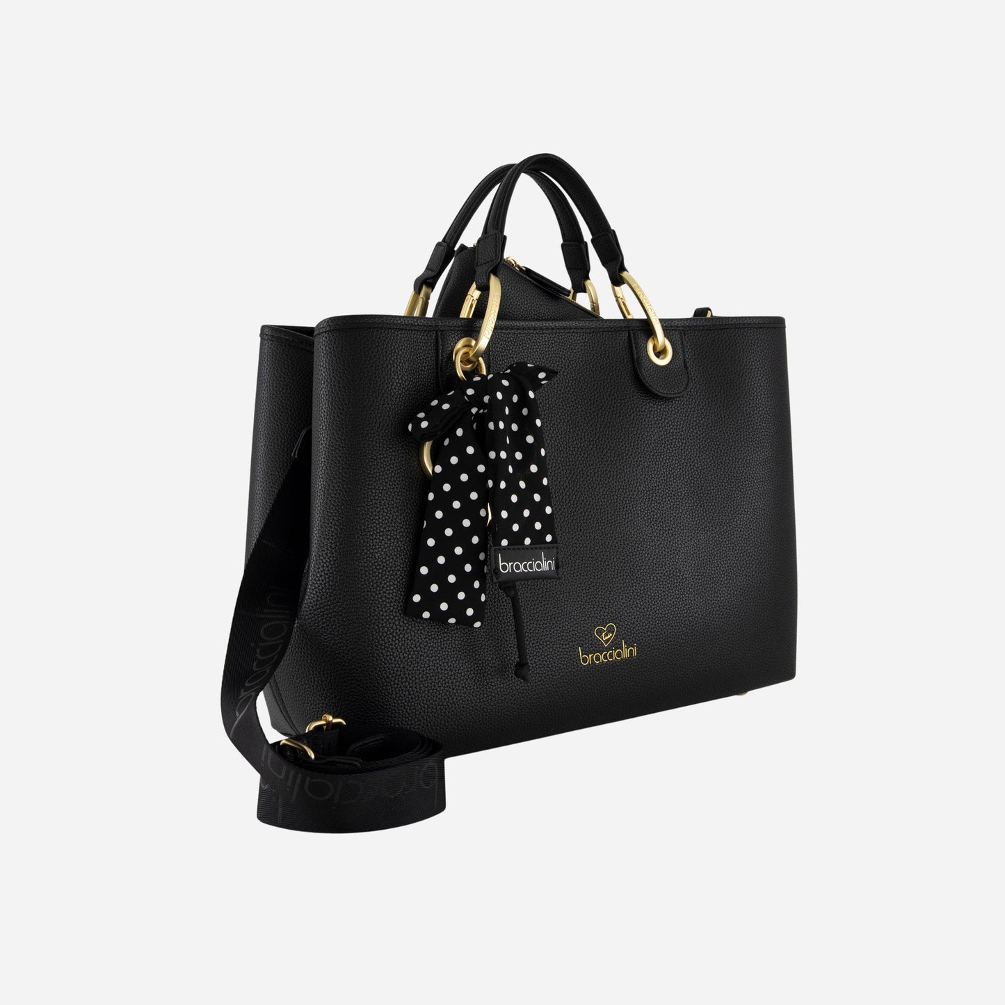 Braccialini BORSA BRACCIALINI BETH POLISYNT Nero 