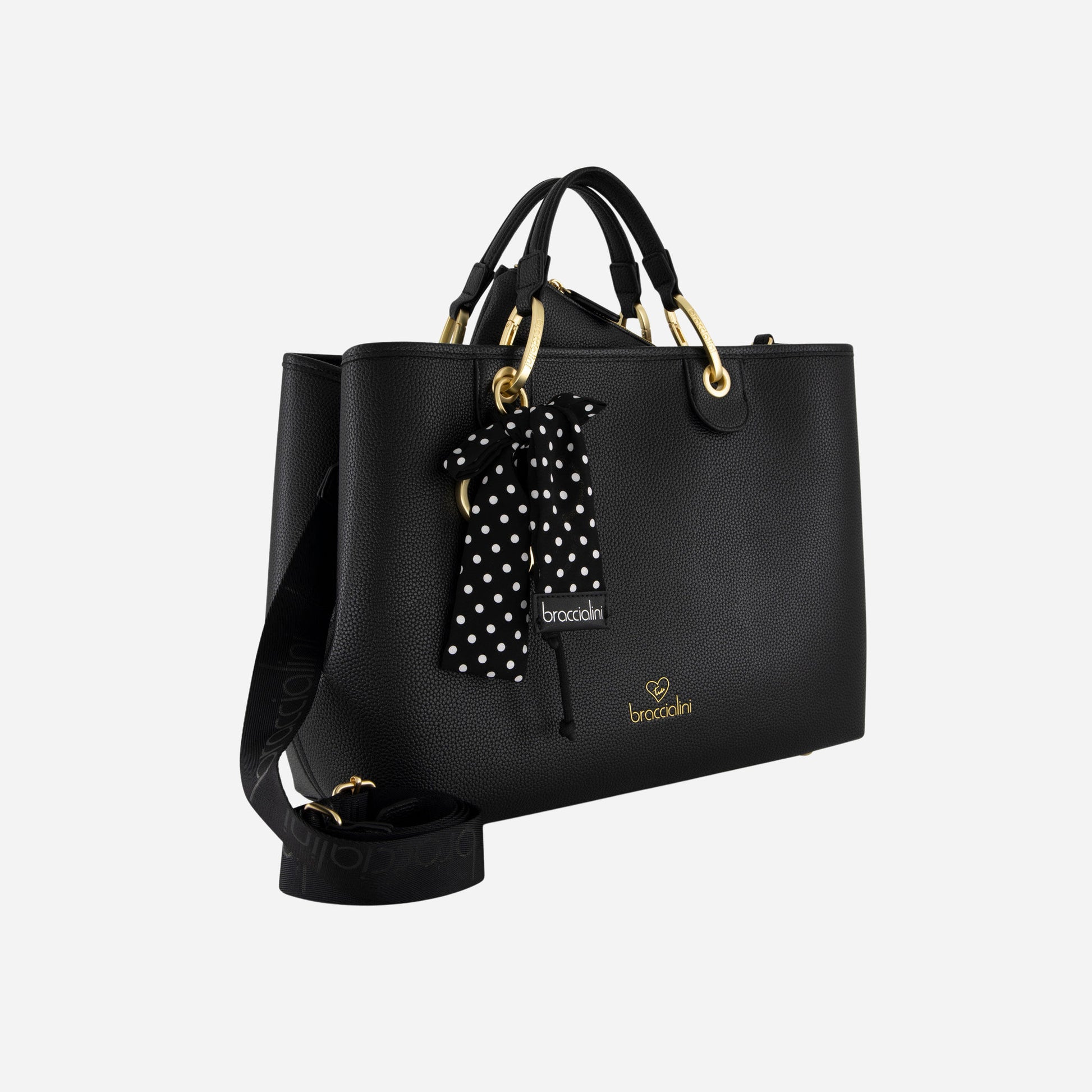 Braccialini BORSA BRACCIALINI BETH POLISYNT Nero 