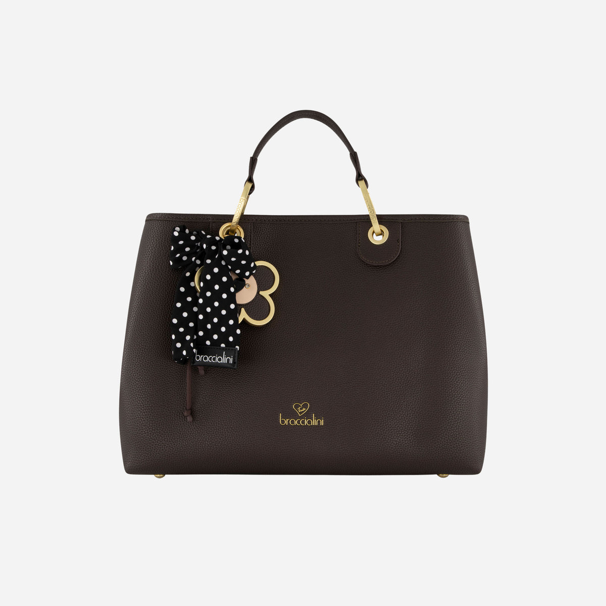 Braccialini BORSA BRACCIALINI BETH POLISYNT Cioccolato 