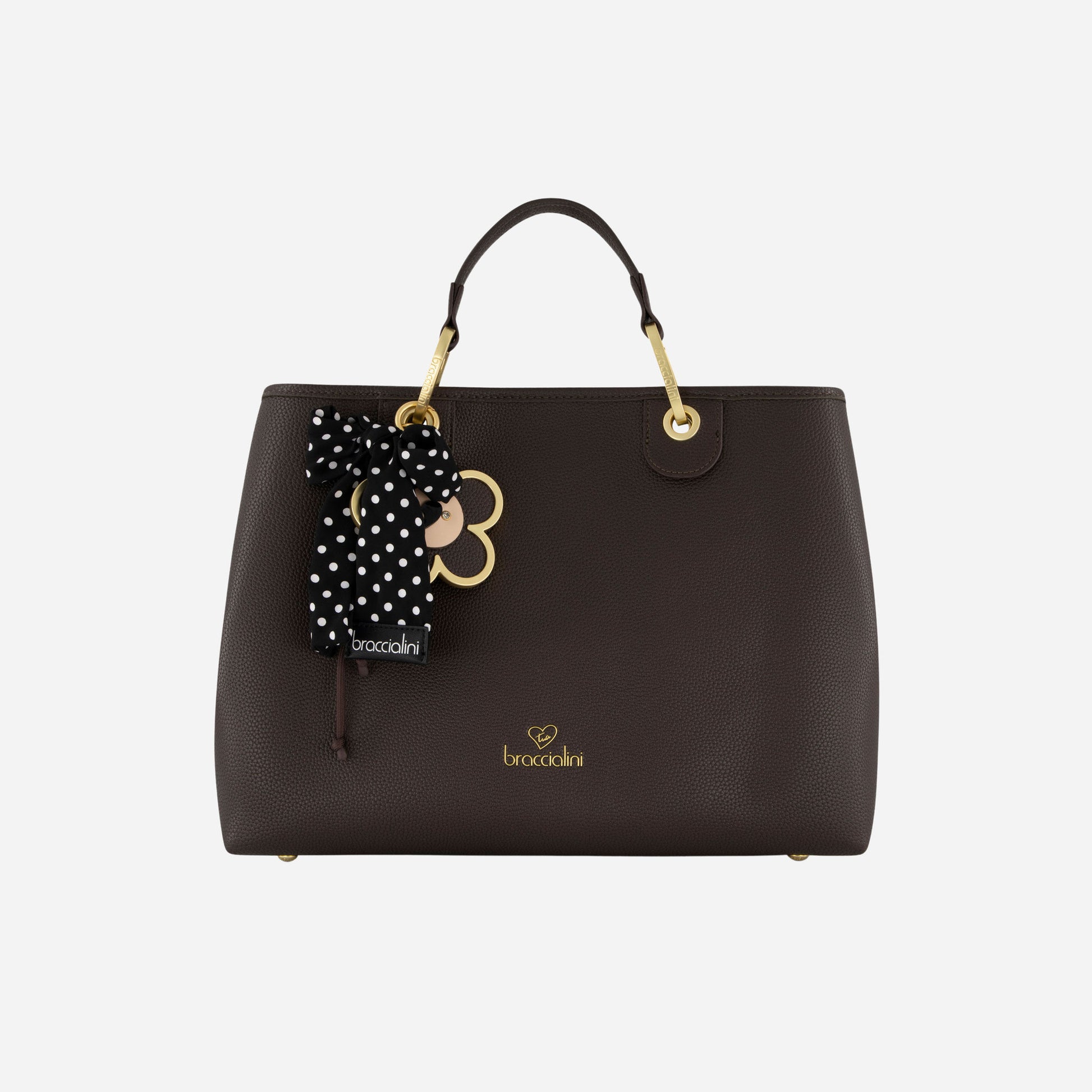 Braccialini BORSA BRACCIALINI BETH POLISYNT Cioccolato 