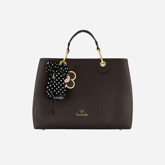 Braccialini BORSA BRACCIALINI BETH POLISYNT Cioccolato 