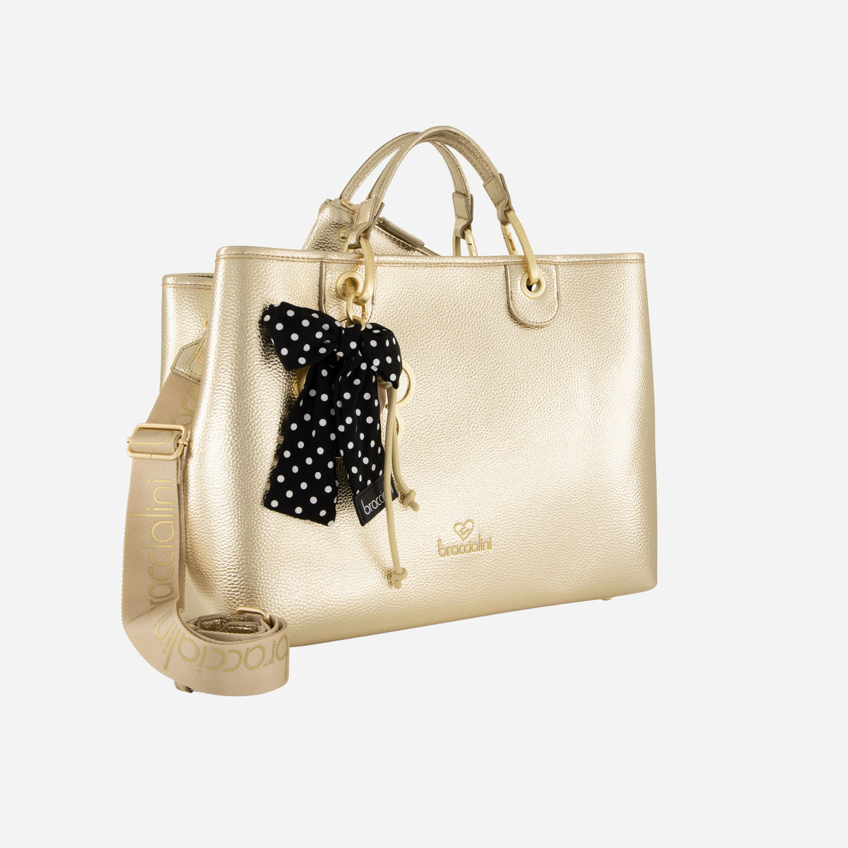 Braccialini BORSA BRACCIALINI BETH POLISYNT Oro 