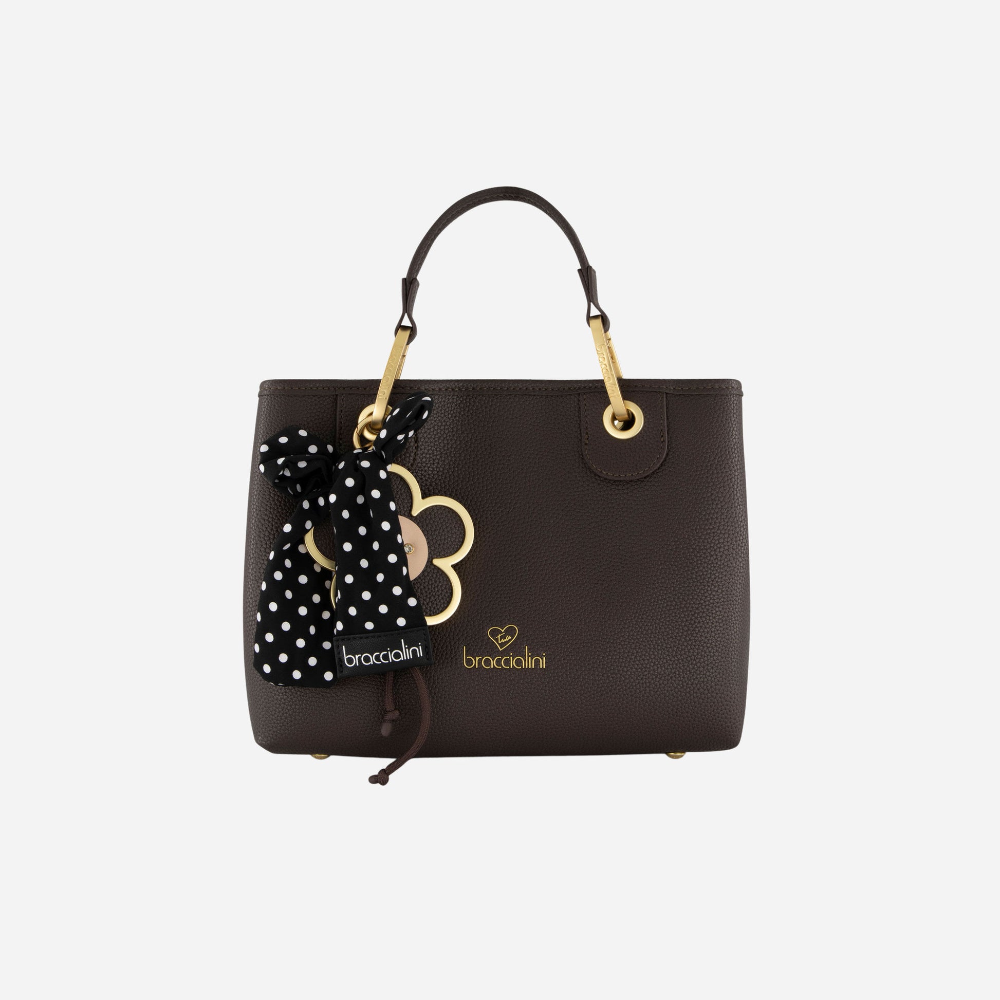 Braccialini BORSA BRACCIALINI BETH POLISYNT Cioccolato 