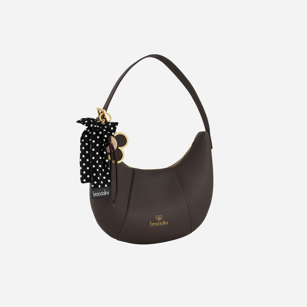 Braccialini BORSA BRACCIALINI BETH POLISYNT Cioccolato 
