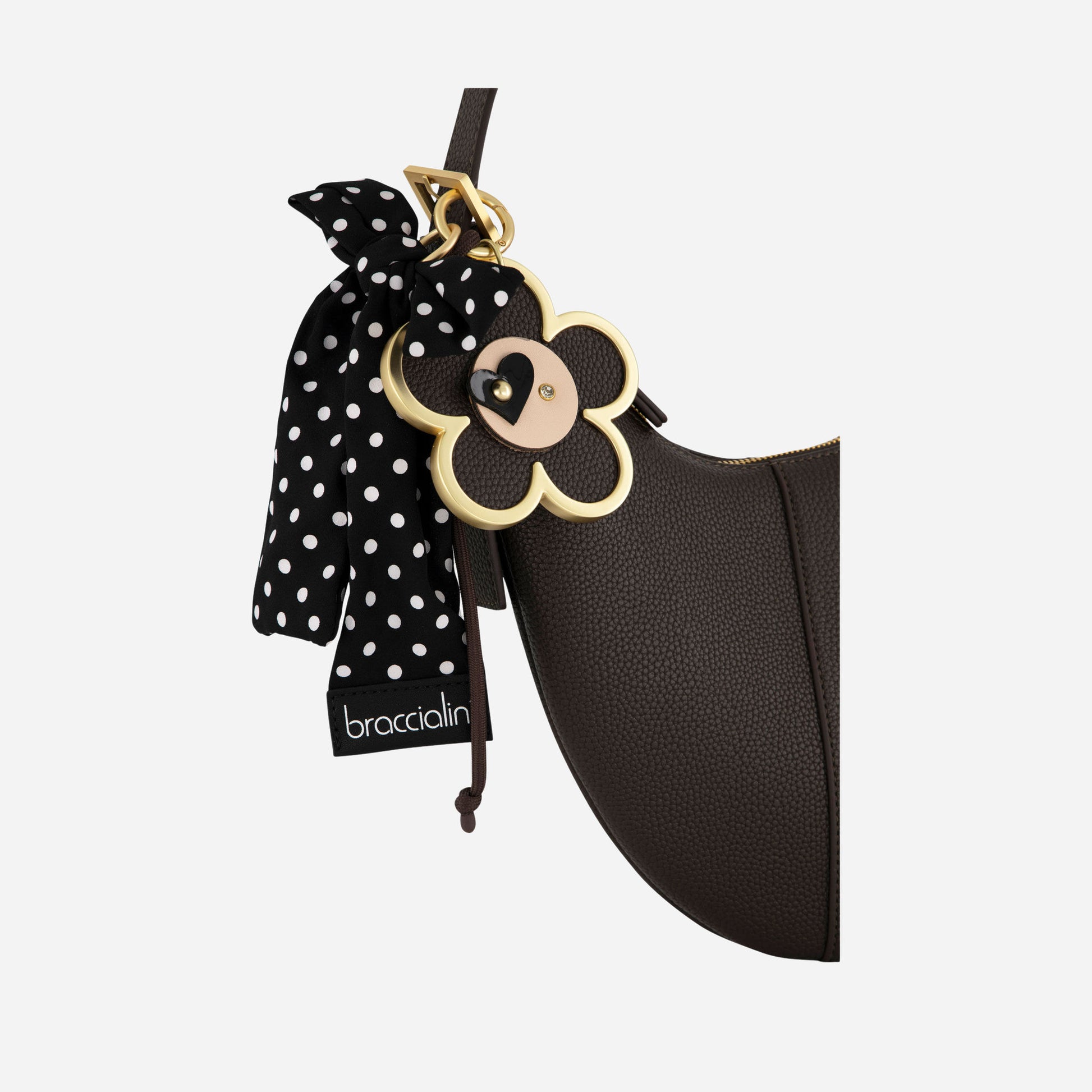 Braccialini BORSA BRACCIALINI BETH POLISYNT Cioccolato 