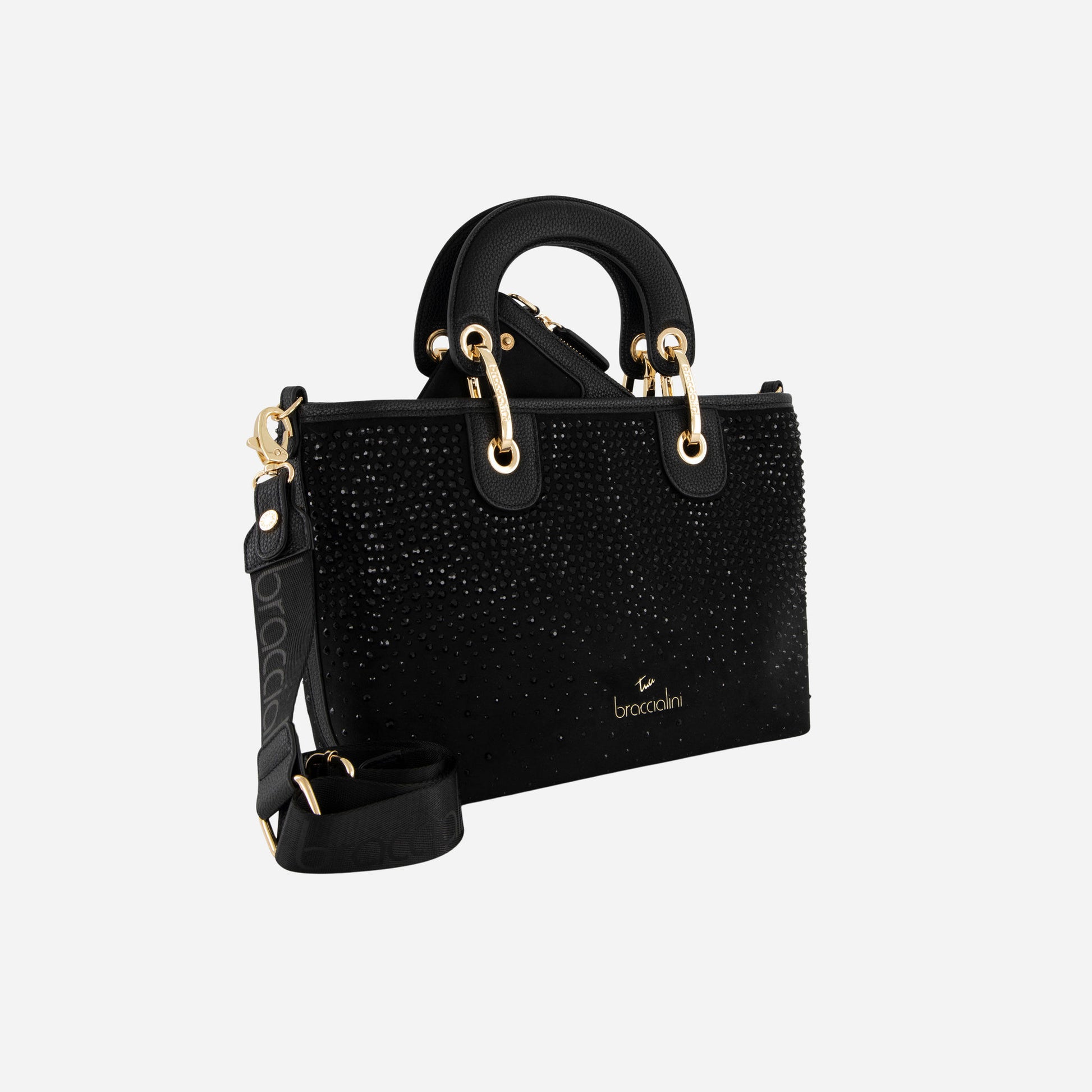 Braccialini BORSA BRACCIALINI BETH STRASS POLISYNT Nero 
