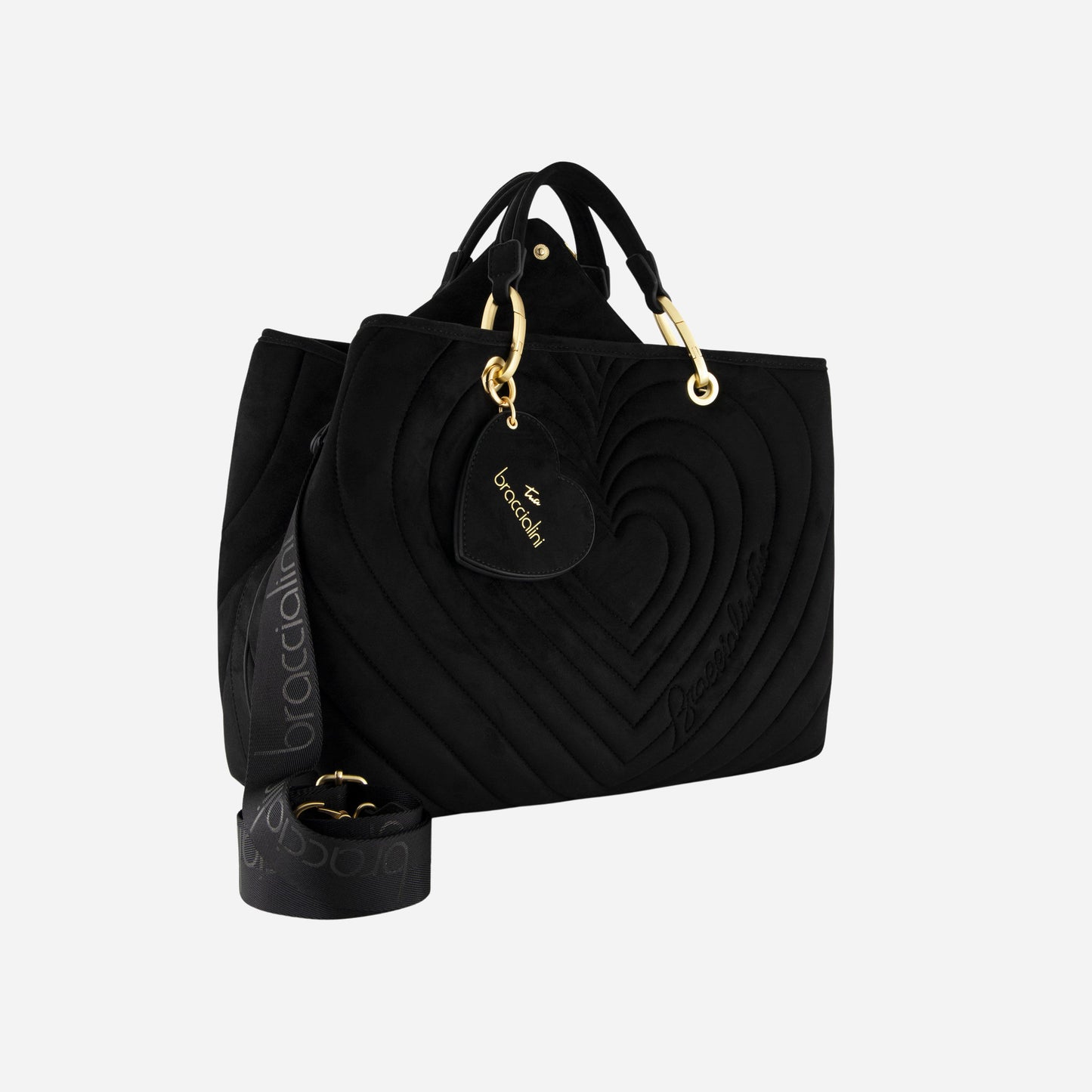 Braccialini BORSA BRACCIALINI BETH MATELASSE' POLISYNT Nero 